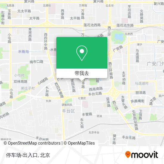 停车场-出入口地图