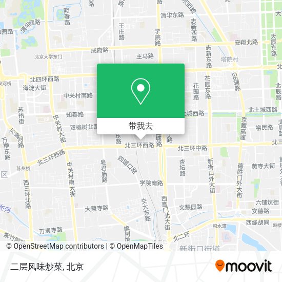 二层风味炒菜地图