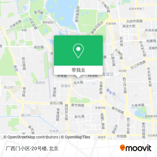 厂西门小区-20号楼地图