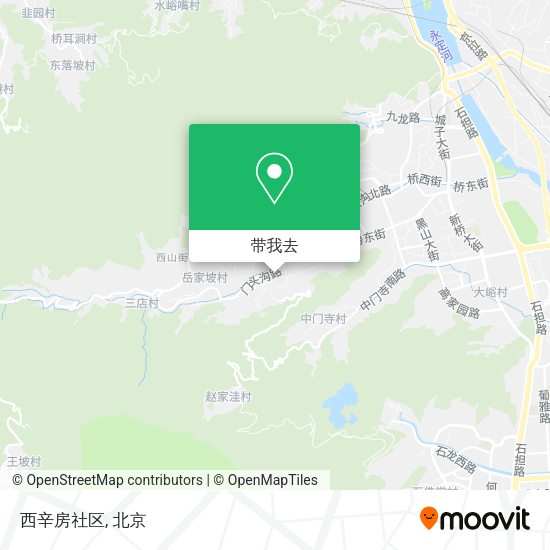 西辛房社区地图