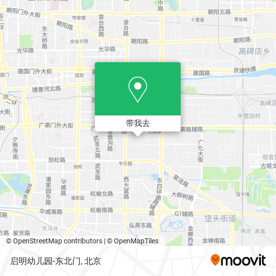启明幼儿园-东北门地图
