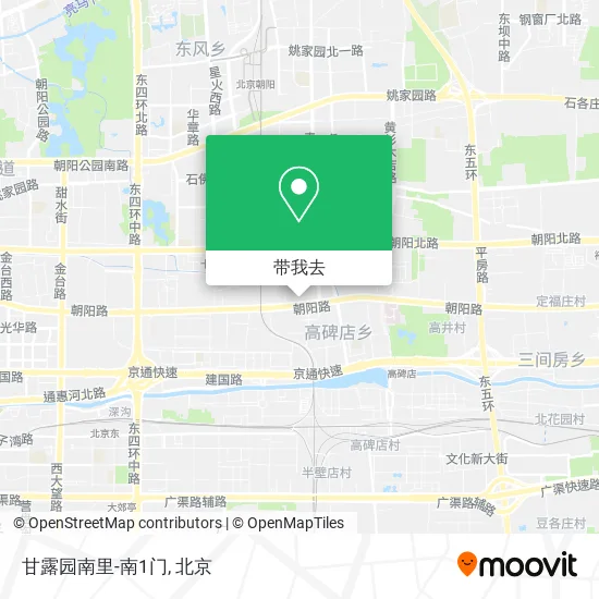 甘露园南里-南1门地图