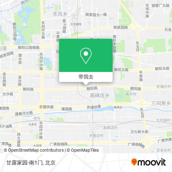 甘露家园-南1门地图