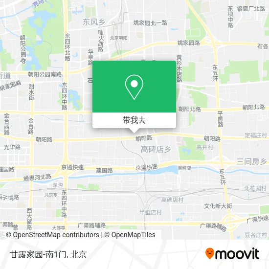 甘露家园-南1门地图