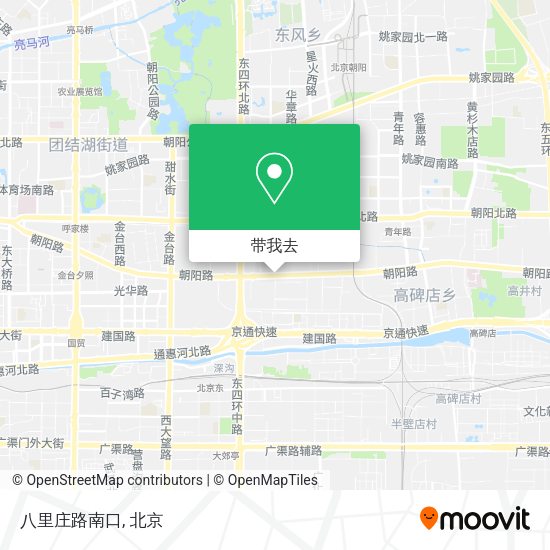 八里庄路南口地图