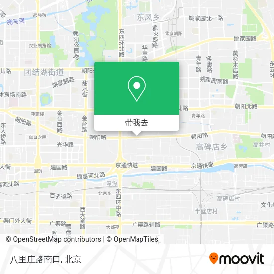 八里庄路南口地图