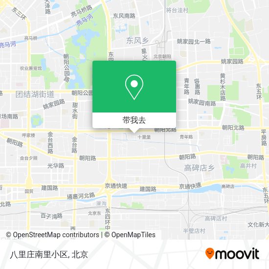 八里庄南里小区地图