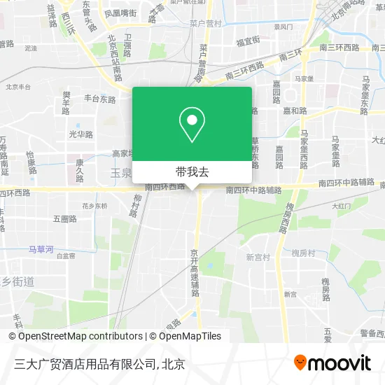 三大广贸酒店用品有限公司地图