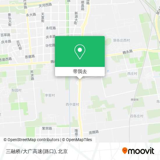 三融桥/大广高速(路口)地图
