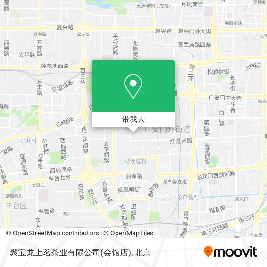 聚宝龙上茗茶业有限公司(会馆店)地图