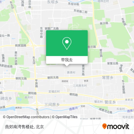 燕郊南湾售楼处地图
