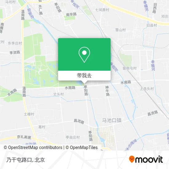 乃干屯路口地图