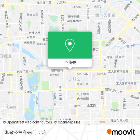 和敬公主府-南门地图