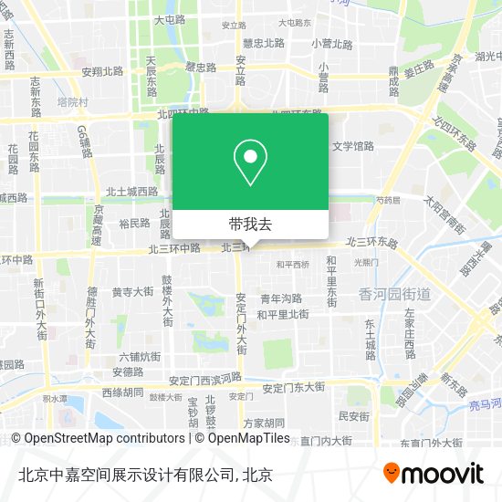 北京中嘉空间展示设计有限公司地图