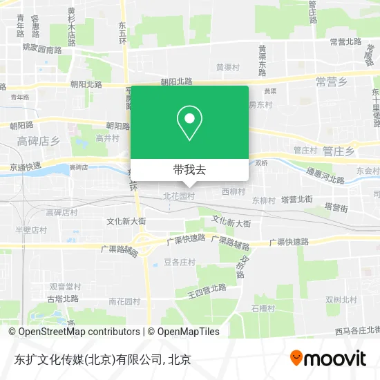 东扩文化传媒(北京)有限公司地图