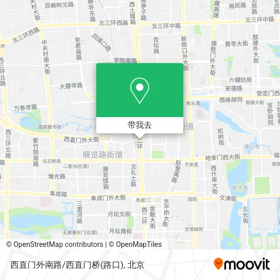 西直门外南路/西直门桥(路口)地图
