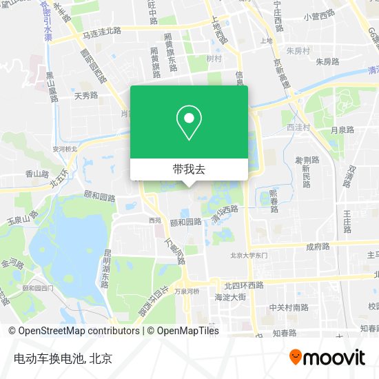 电动车换电池地图