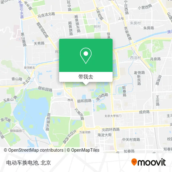 电动车换电池地图