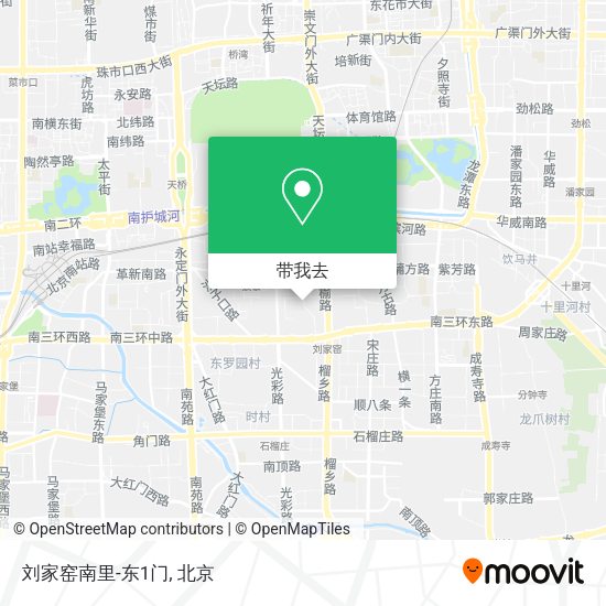 刘家窑南里-东1门地图