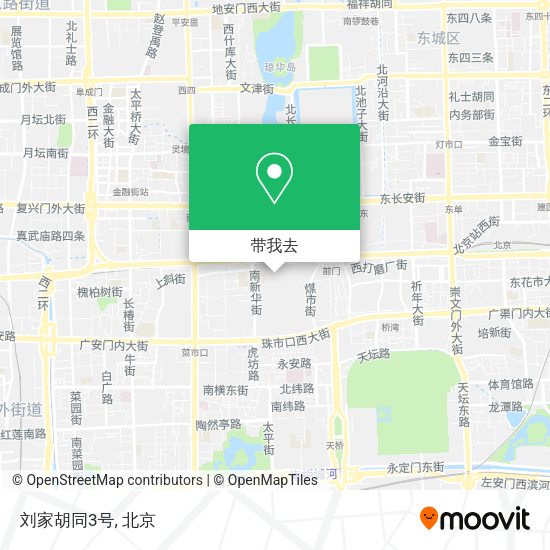 刘家胡同3号地图
