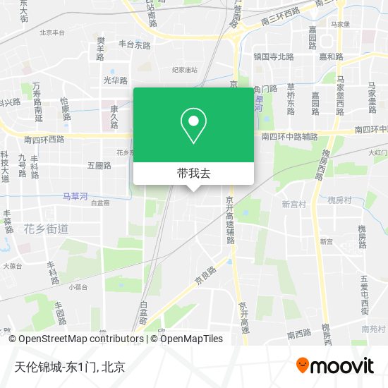 天伦锦城-东1门地图