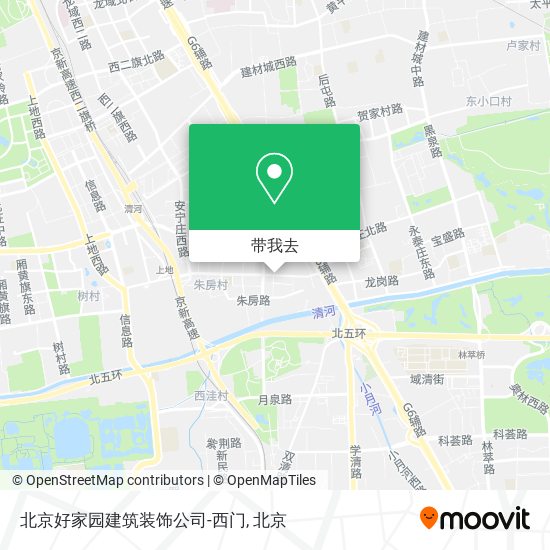 北京好家园建筑装饰公司-西门地图