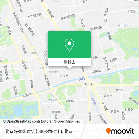 北京好家园建筑装饰公司-西门地图