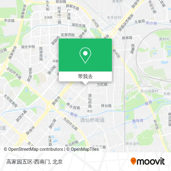 高家园五区-西南门地图