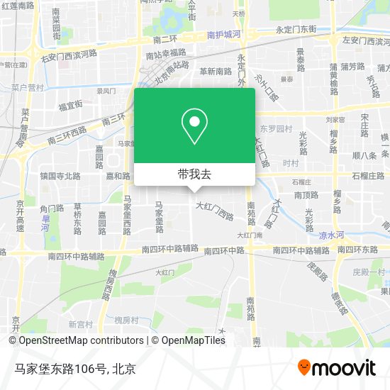 马家堡东路106号地图