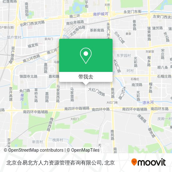 北京合易北方人力资源管理咨询有限公司地图