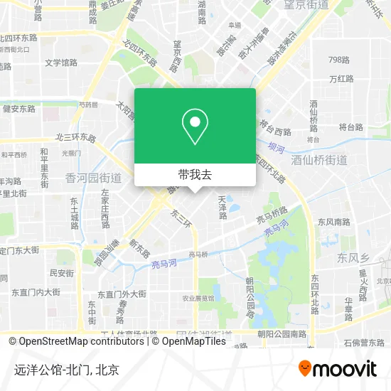 远洋公馆-北门地图