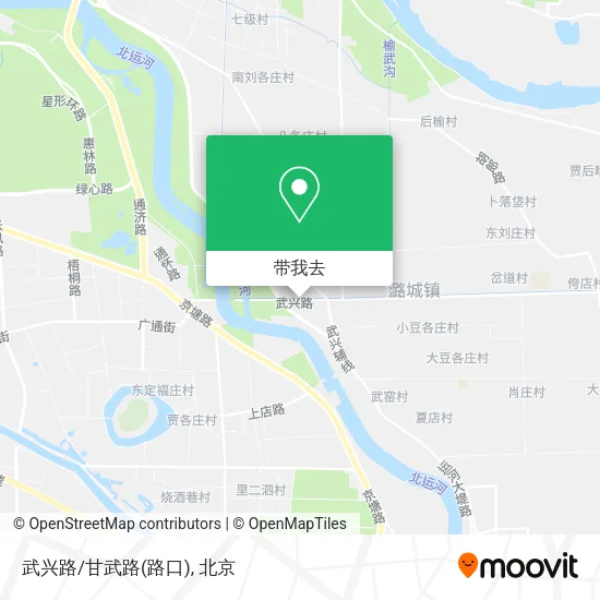 武兴路/甘武路(路口)地图