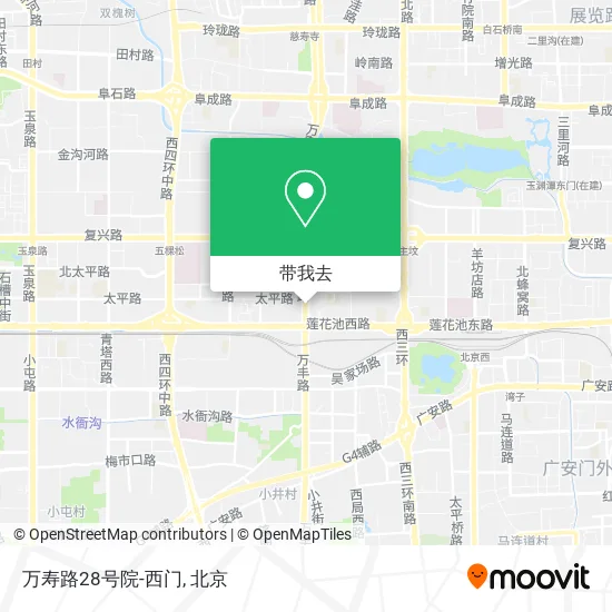 万寿路28号院-西门地图