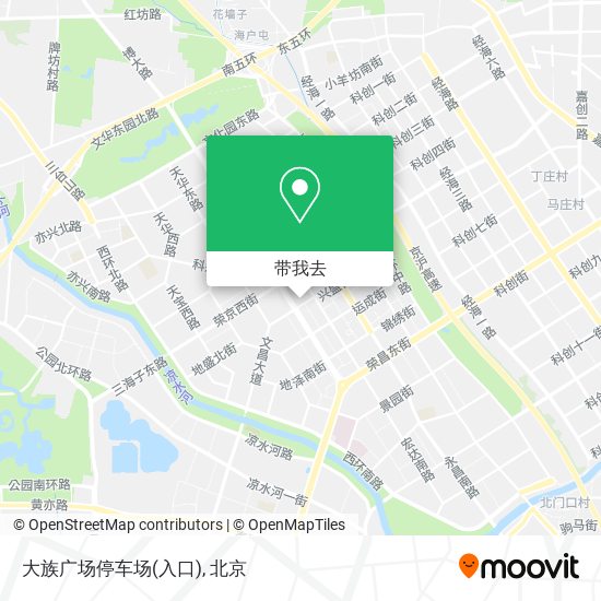 大族广场停车场(入口)地图