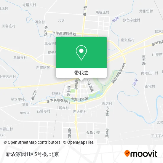 新农家园1区5号楼地图