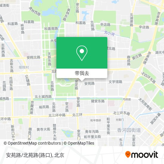 安苑路/北苑路(路口)地图