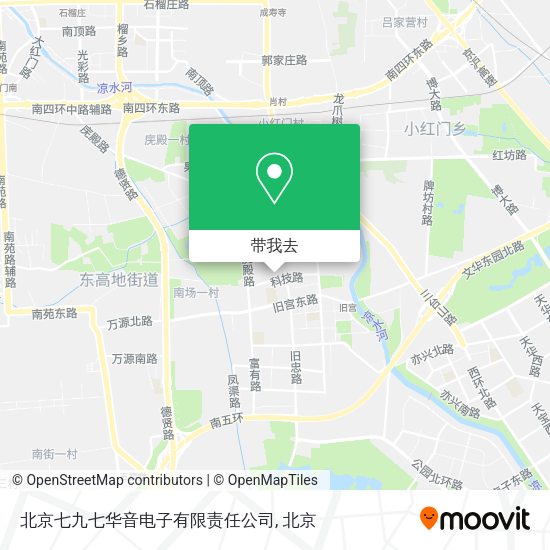 北京七九七华音电子有限责任公司地图
