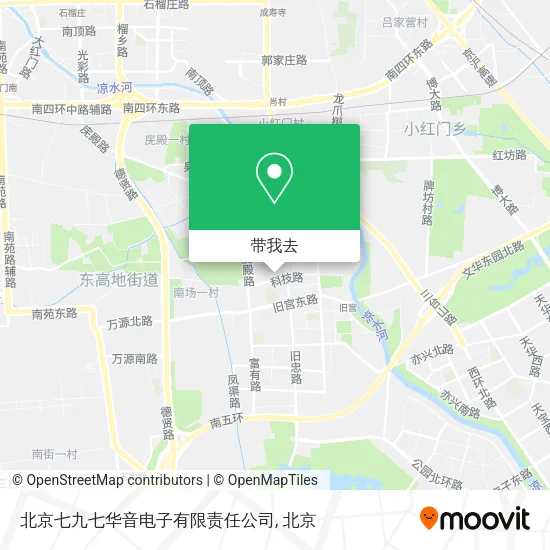 北京七九七华音电子有限责任公司地图