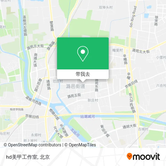hd美甲工作室地图