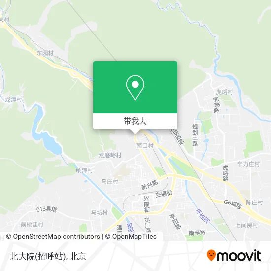 北大院(招呼站)地图