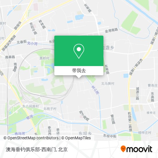 澳海垂钓俱乐部-西南门地图