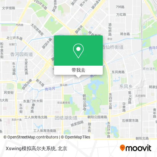 Xswing模拟高尔夫系统地图