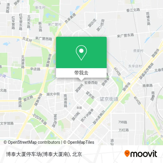 博泰大厦停车场(博泰大厦南)地图