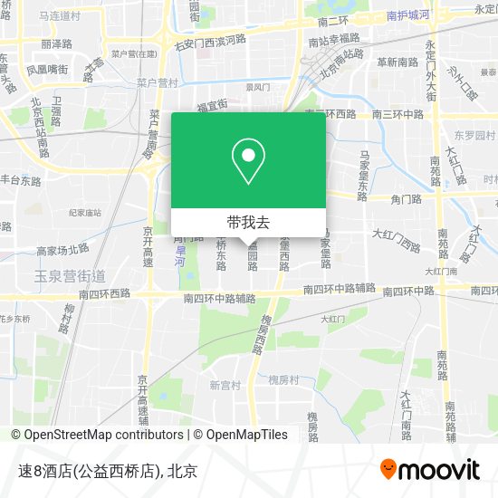 速8酒店(公益西桥店)地图