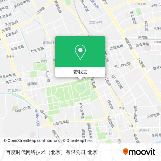 百度时代网络技术（北京）有限公司地图