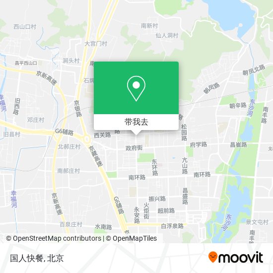 国人快餐地图