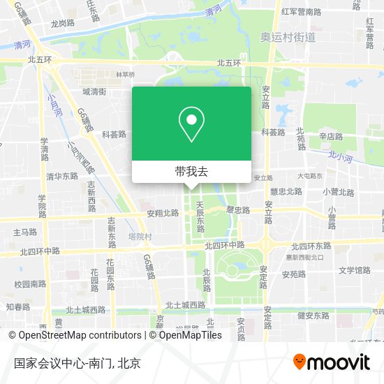 国家会议中心-南门地图