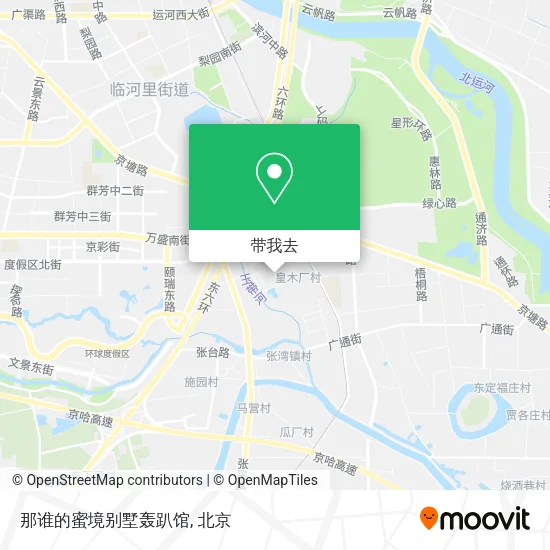 那谁的蜜境别墅轰趴馆地图