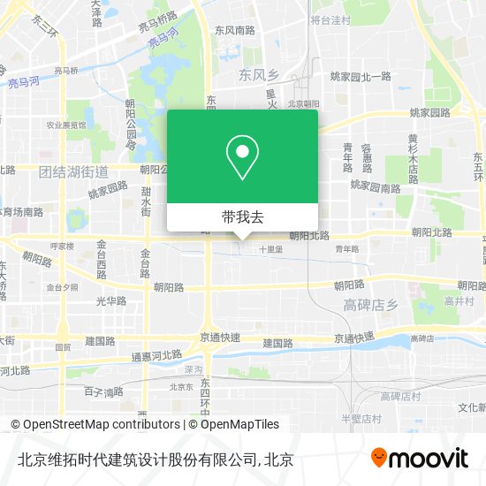 北京维拓时代建筑设计股份有限公司地图