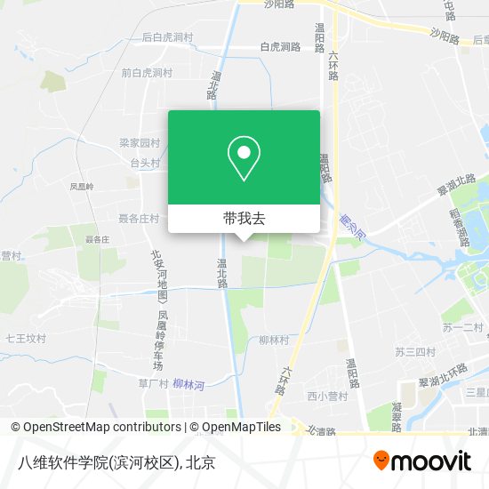 八维软件学院(滨河校区)地图